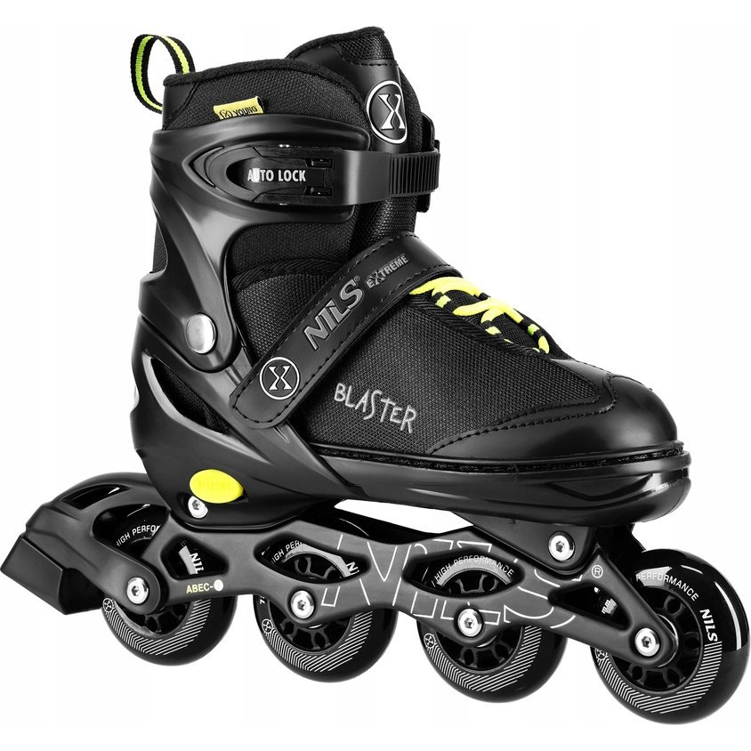 Rolki Nils Extreme NA18168A rekreacyjne regulowane czarne r. 39-42