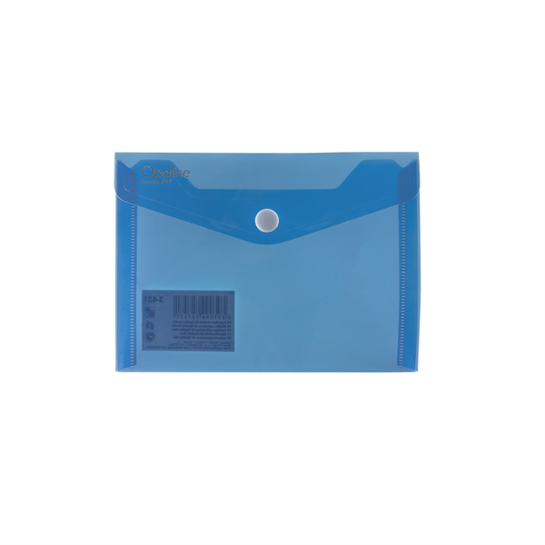 Oxybag Opaline PP A6 kék fekvő patentos tasak (2-431)
