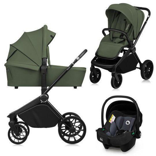 Lionelo Mika Plus 3in1 Green Olive (5903771709712)