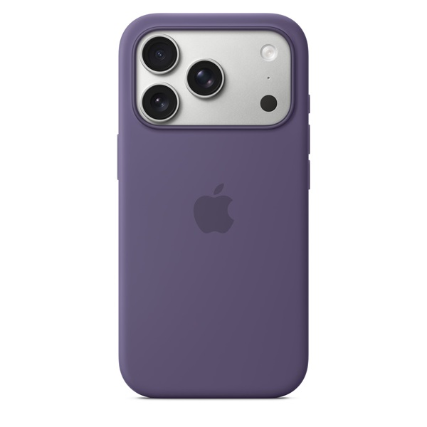 Silikon Case mit MagSafe (violett, iPhone 17 Pro)