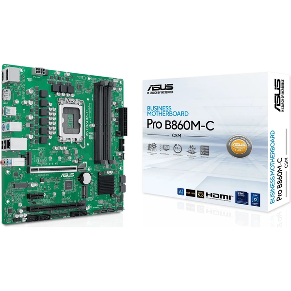 Asus B860M-C-CSM Pro DDR5 intel s1851 MicroATX Szerver alaplap