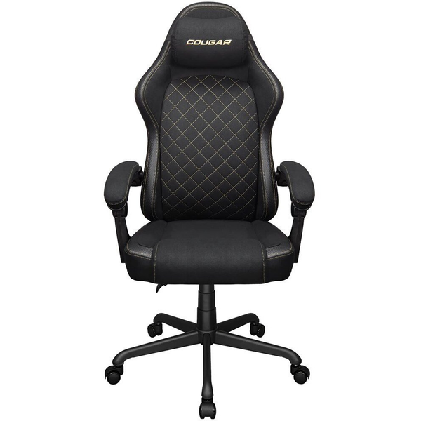 COUGAR CGR-FXF-GLB Universal gamingstol Polstret sæde Sort, Guld