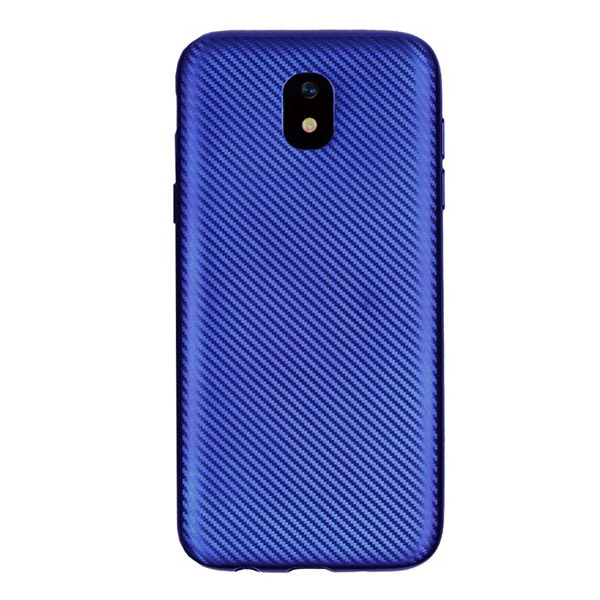 Szilikon telefonvédő (karbon minta) SÖTÉTKÉK [Samsung Galaxy J3 (2017) SM-J330 EU] (5996457726523)