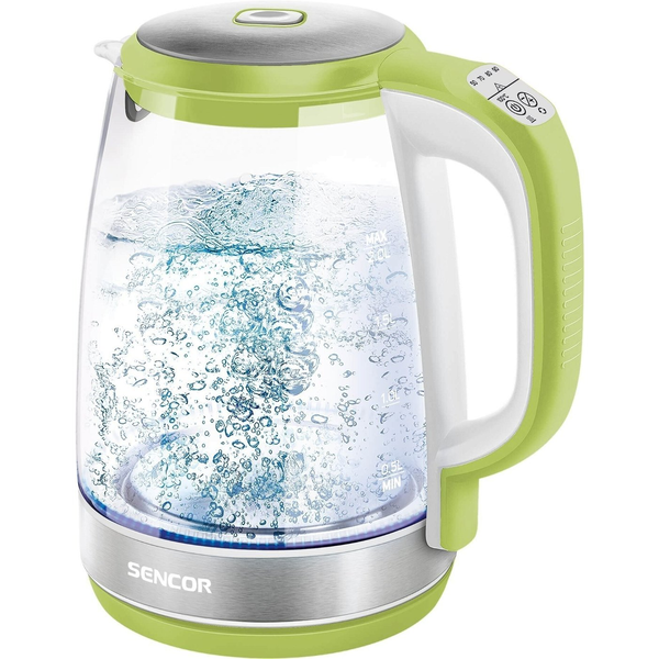 Sencor SWK 2197GG vízforraló hőfokszabályzóval zöld