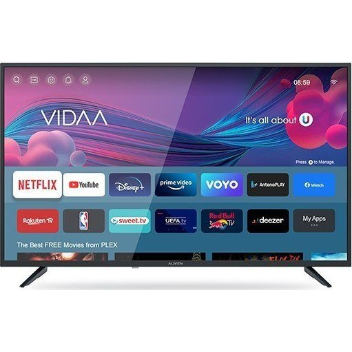 Allview 43IPLAY6000-F 43" Full HD Fekete Smart DLED TV" (43IPLAY6000-F)