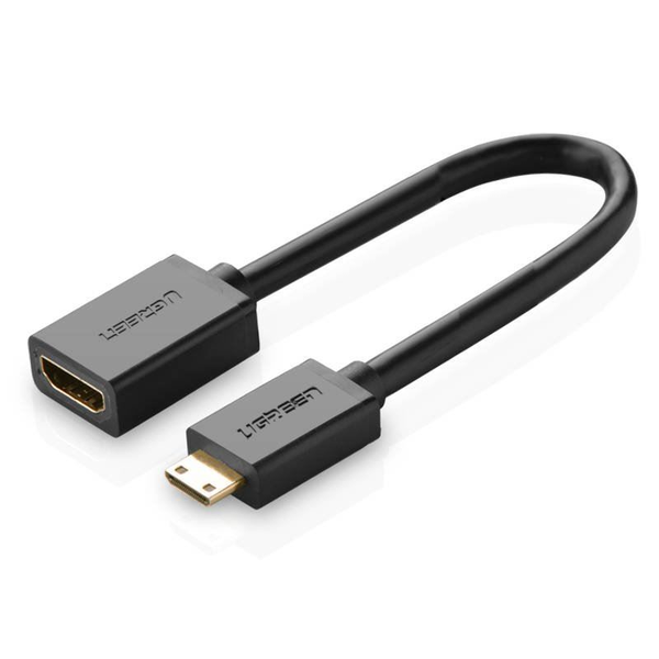 Ugreen 20137 cavo HDMI Mini-HDMI Nero, Oro