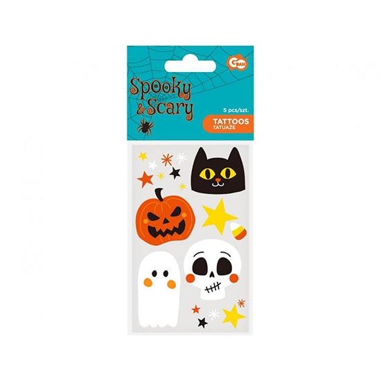 Spooky & Scary Ijesztő Tetováló Test matrica készlet Halloween Dekoráció (10240PF-ZTZH)