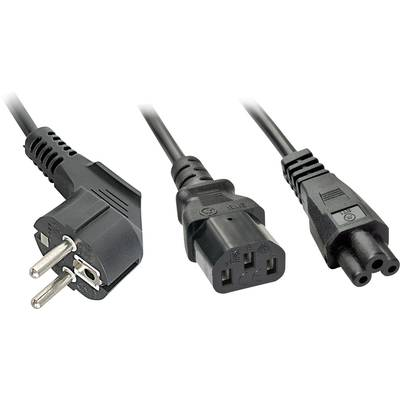 Lindy 30047 cavo di alimentazione Nero Accoppiatore C13 Accoppiatore C5