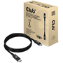 CLUB3D CAC-1576 USB кабел 1 м USB4 Gen 3x2 USB C Черен