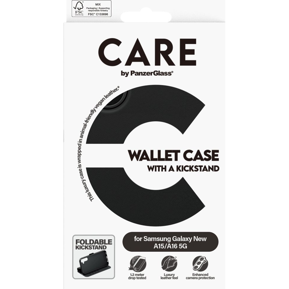 PanzerGlass CARE by PG FT Case 2in1 Wall Sam New A15 telefontok Borító Átlátszó (3801)