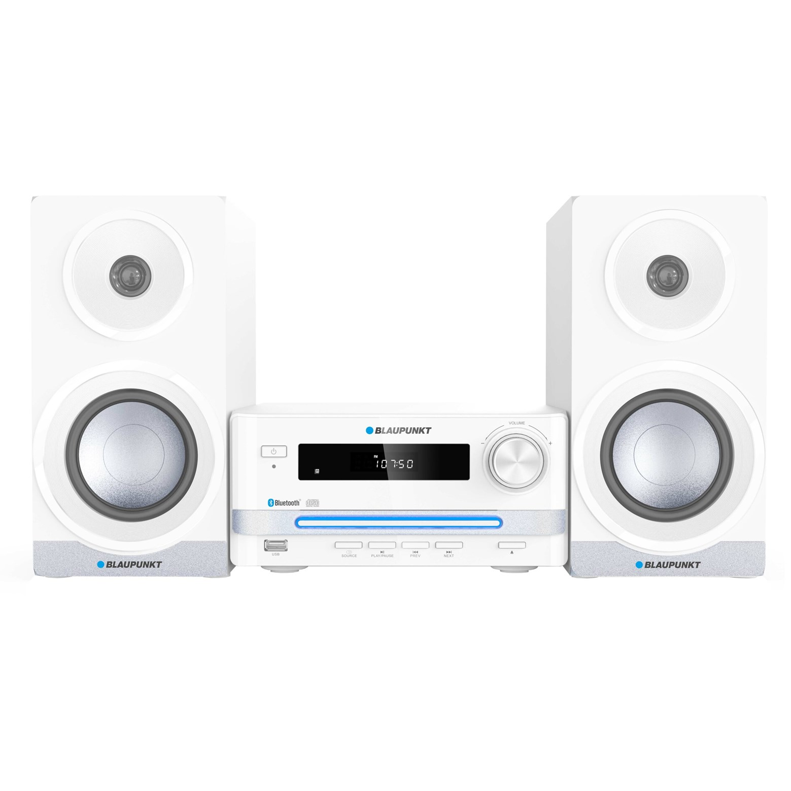 Blaupunkt MS16BT Edition Mikro HIFI rendszer - Fehér (MS16BT EDITION)