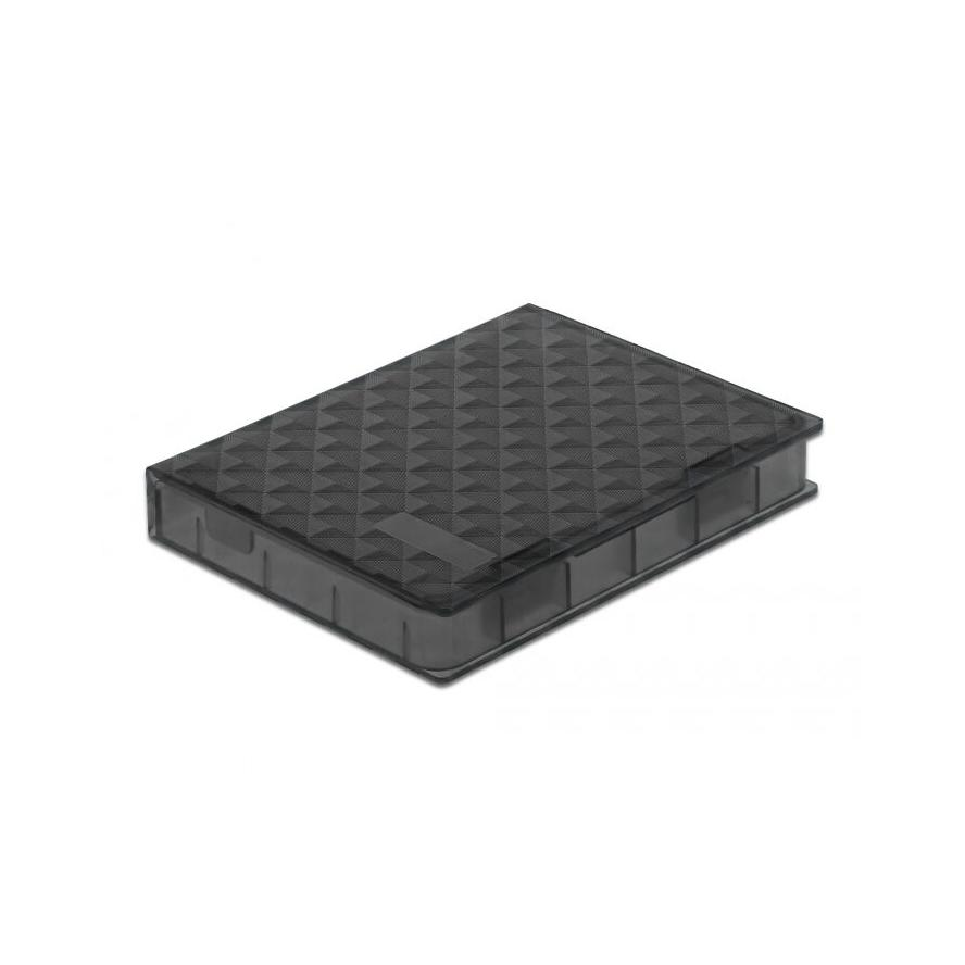 Delock 2.5? HDD / SSD átlátszó védő szürke (18368)