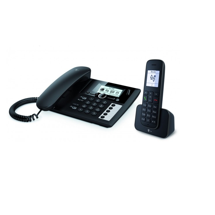 Telekom Sinus PA 207 Plus 1 Asztali telefon - Fekete (40753987)