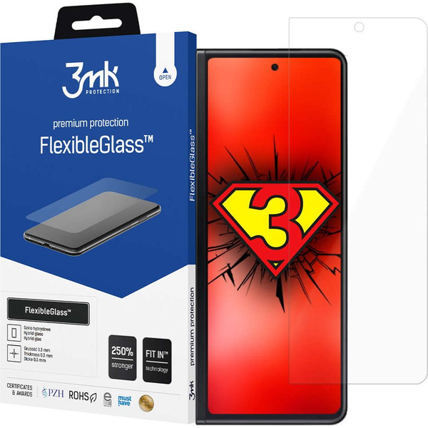 3mk FlexibleGlass hibrid üvegfólia 7H Samsung Galaxy Z Fold 3 5G (Front)