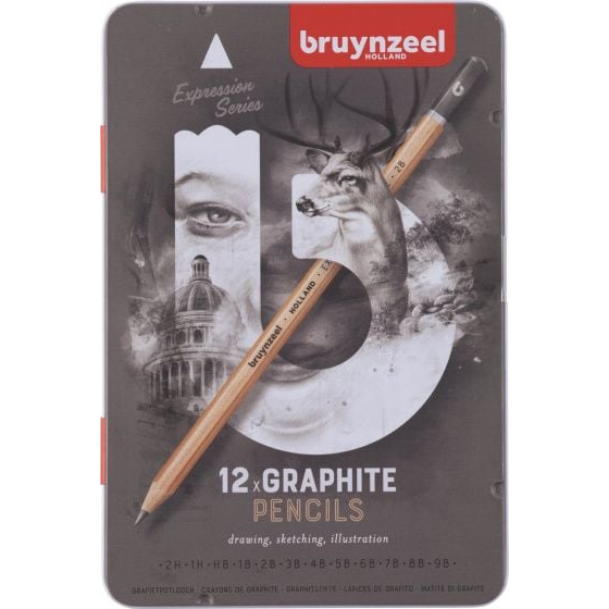 Bruynzeel Expression Grafitceruzák, 12 db Doboz