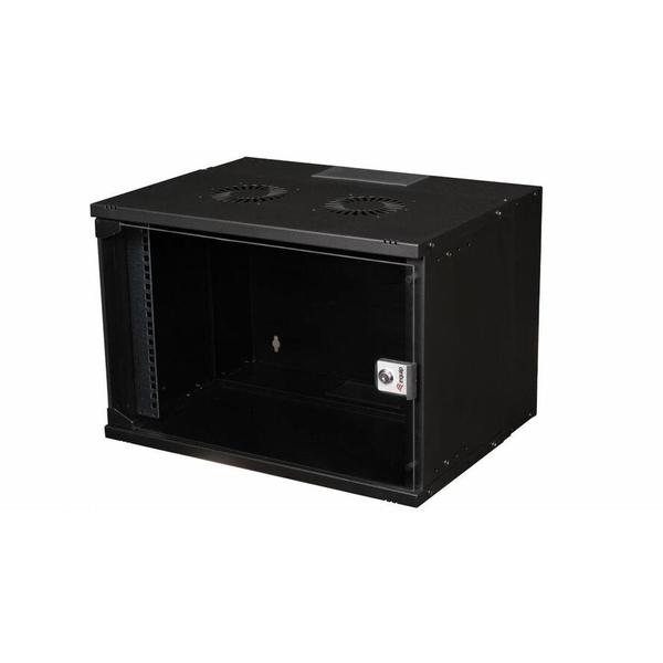 Equip EWM-07-5440-B stativ 7U Vægmonteret stativ Sort