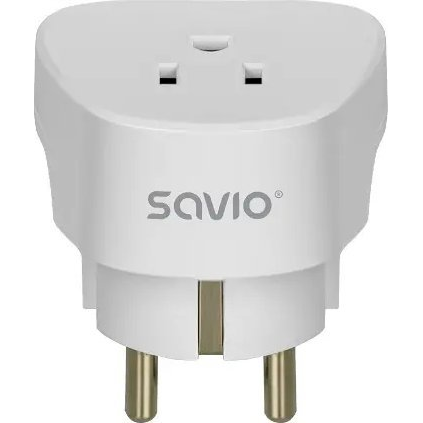 Adapter USB Savio Savio AP-01 adapter zasilający/ inwentor Biały