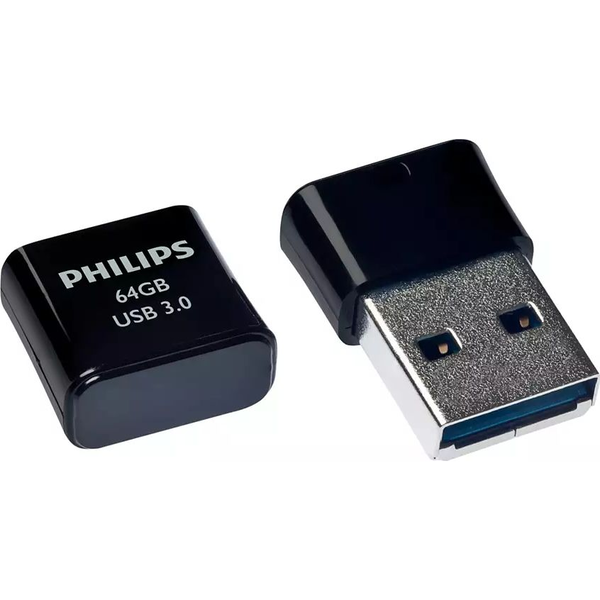 Philips Pico Edition 3.0 USB-nøgle 64 GB USB Type-A 3.2 Gen 1 (3.1 Gen 1) Sort