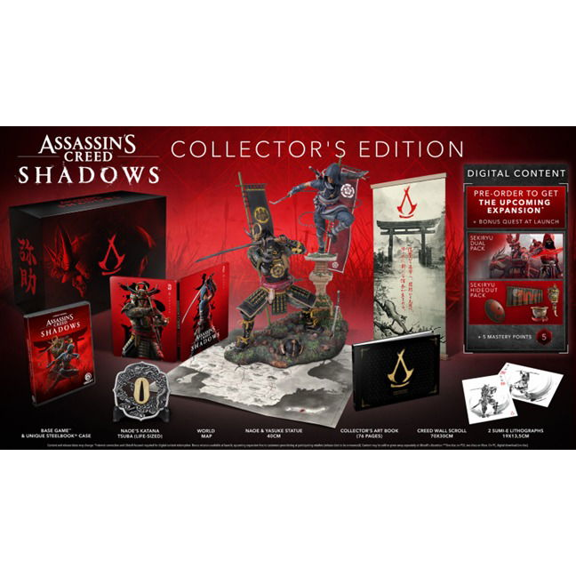 Assassins Creed Shadows Collectors Edition - Xbox Series X (PC - Dobozos játék)