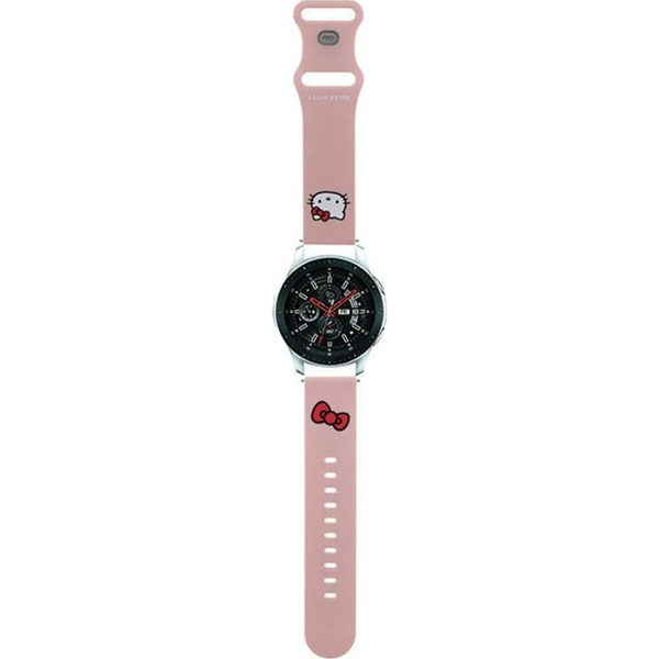 HELLO KITTY SILIKONSKI PAŠEK 22MM UNIVERZALEN ZA URO ROZA
