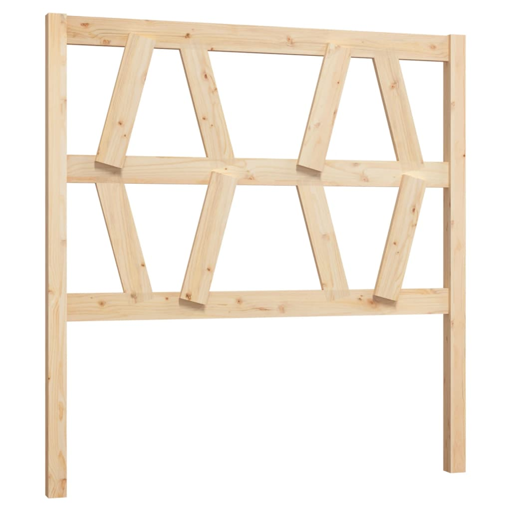 tömör fenyőfa ágyfejtámla 106 x 4 x 100 cm (818605)