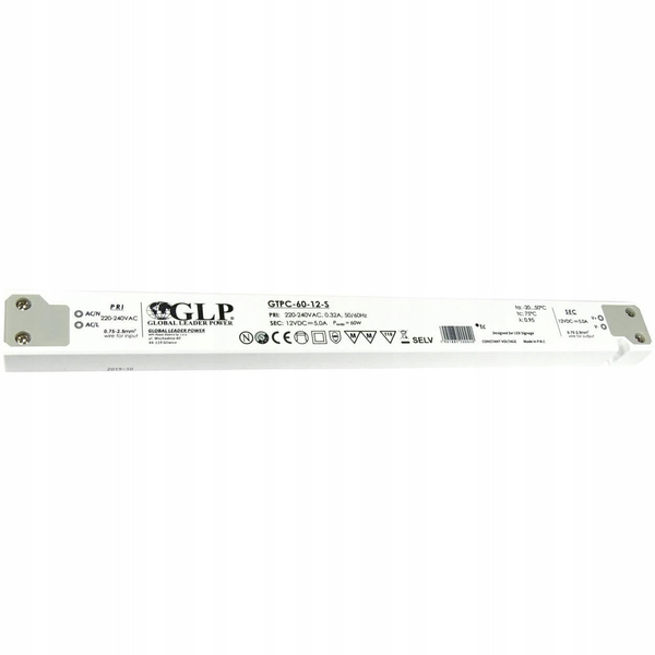 GLP GTPC-60-12-S 12V/5A 60W IP20 LED tápegység