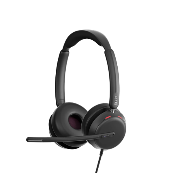 EPOS IMPACT 860T Headset Bedraad Hoofdband Kantoor/callcenter USB Type-C Zwart