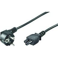 MicroConnect Napajalni kabel Schuko C5, 3m črn
