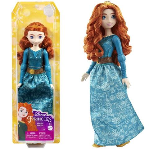 Mattel Disney Hercegnők: Csillogó Merida hercegnő baba (HLW13)