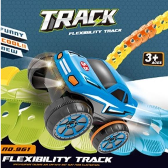 Manyuk Toys Építsd magad rugalmas versenypálya 95 db autó (961) (MT961)