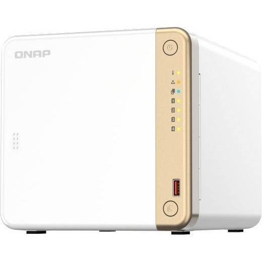QNAP TS-462-4G úložný server NAS Tower Připojení na síť Ethernet Bílá N4505