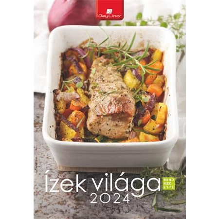Dayliner falinaptár Ízek világa - Mindmegette - B4 2024 (DL4FA-IVB4) (DL4FA-IVB4)