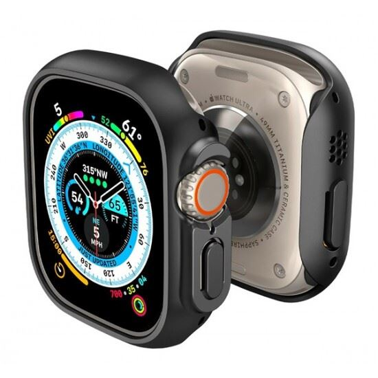 Pouzdro pro Apple Watch Ultra 49 mm, Spigen Thin Fit, štíhlé, přiléhavé,