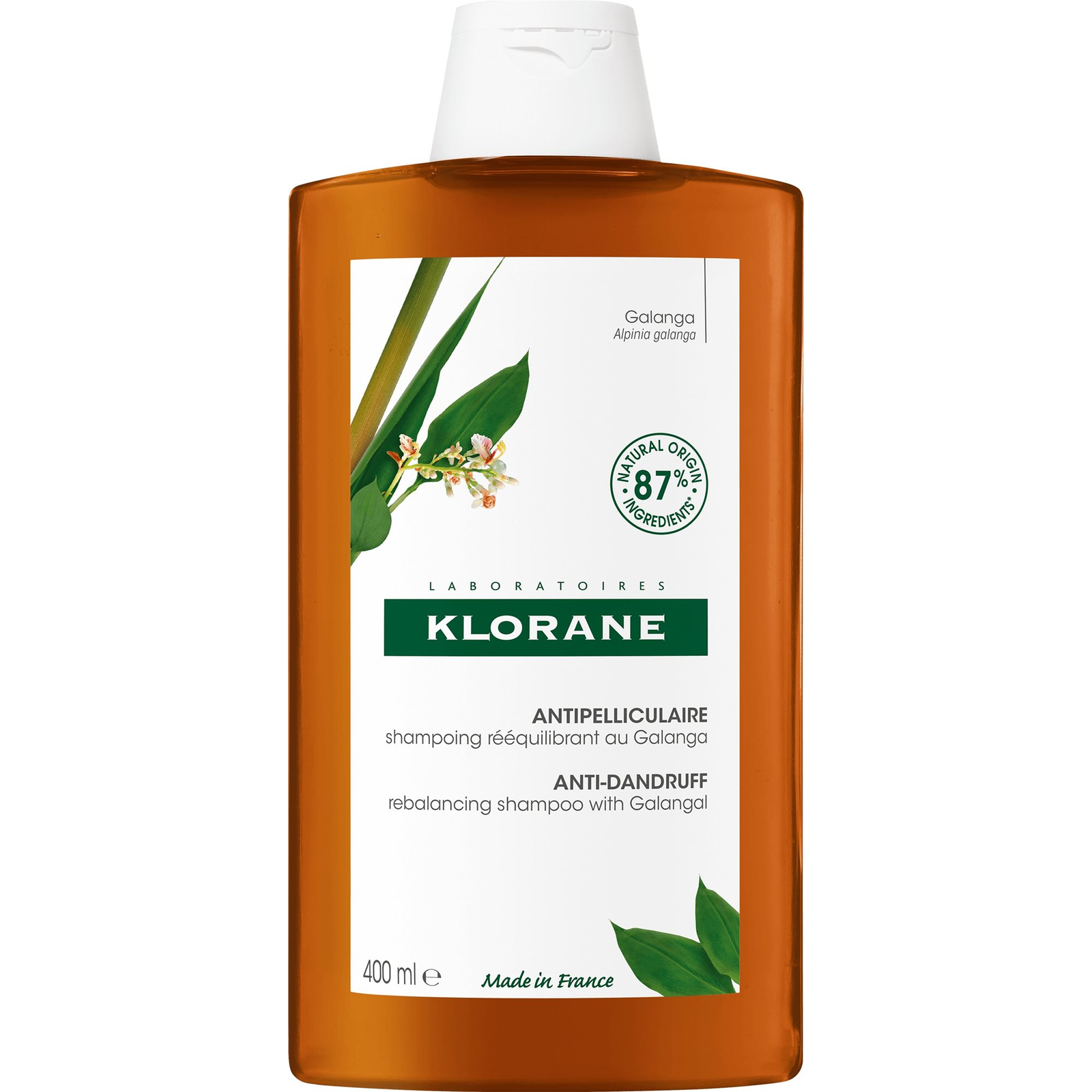 KLORANE Korpásodás elleni sampon galangállal 400 ml (3282770150131)