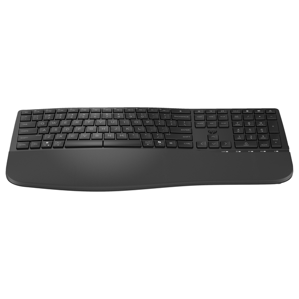 HP 685 Comfort Dual-Mode Keyboard tastiera Ufficio RF senza fili + Bluetooth Nero