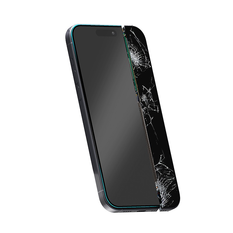 Crong Nano Glass Apple iPhone 15 Pro Max Flexibilis üveg kijelzővédő (CRG-NANO-IP67P)