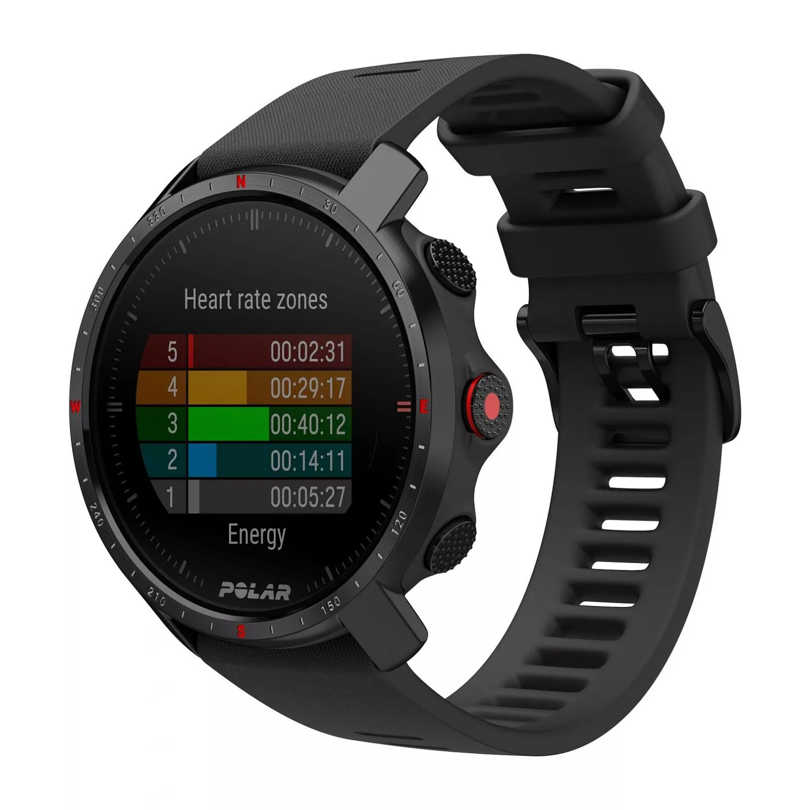 Polar Grit X Pro 47mm Okosóra - Fekete M/L (90085773)