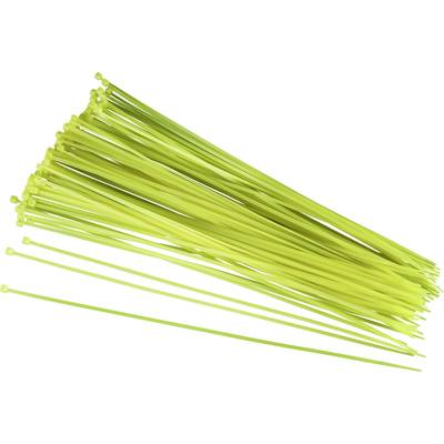 Kábelkötöző 300 mm sárga Tru Components 93038c418 100 db (93038c418)