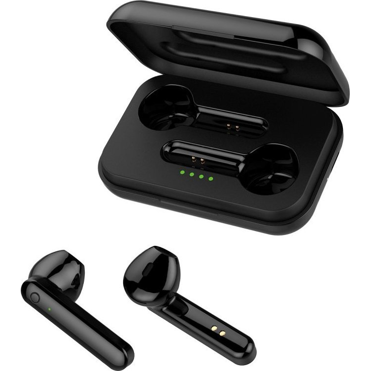 Forever TWE-110 Bluetooth 5.1 TWS Headset Beépített Mikrofonnal - Sztereó, Fekete (GSM114776)