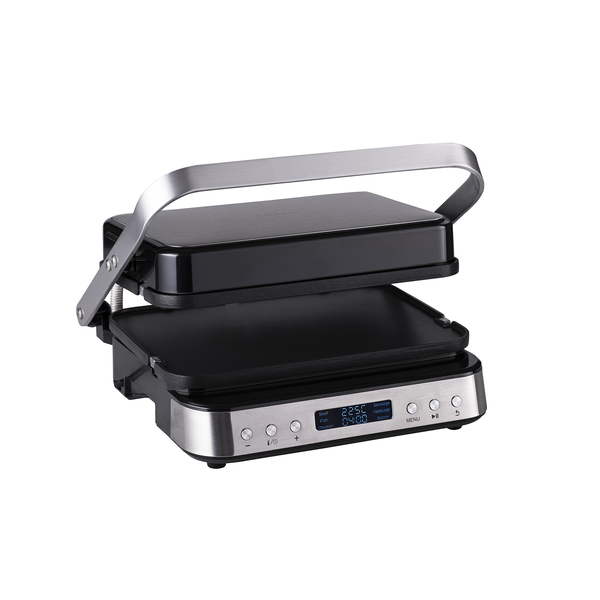 Електрическа скара Lauben LBNCGD2000ST, 200W, отваряне 180°, черна