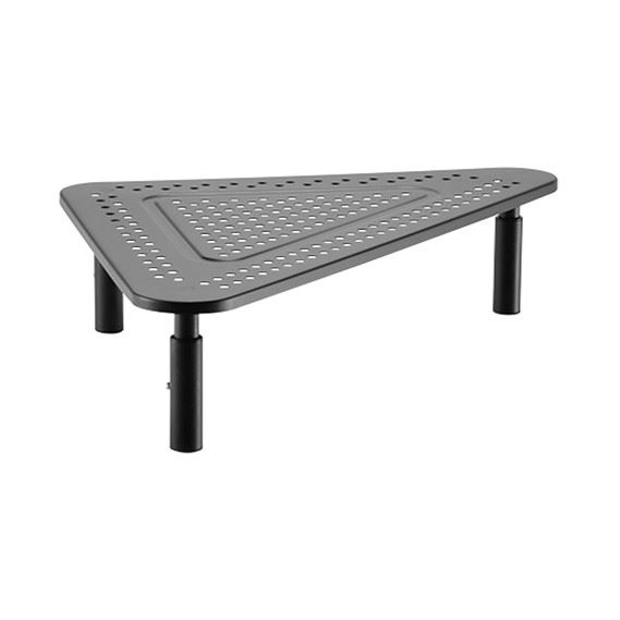 Gembird állítható magasságú fém monitor állvány, háromszög alakú fekete (MS-TABLE-02) (MS-TABLE-02)