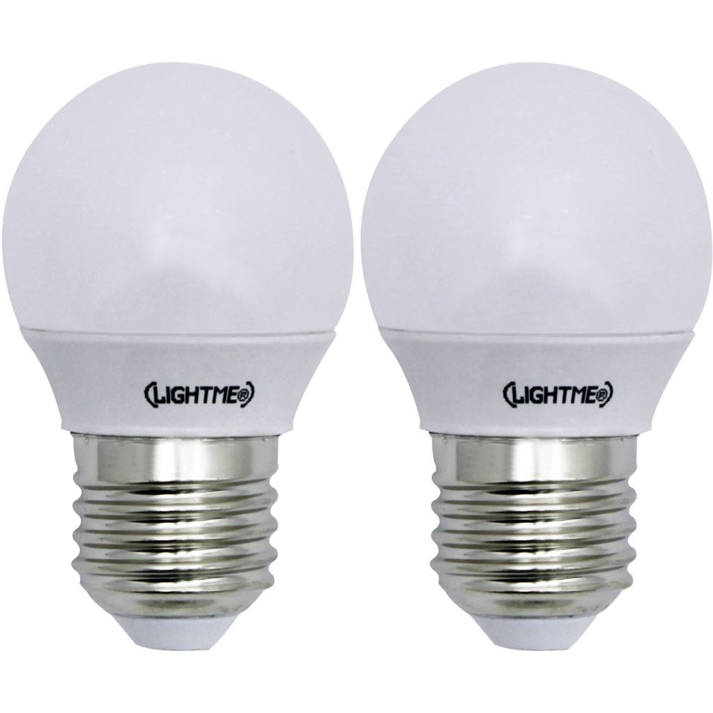 LightMe LED fényforrás E27 Csepp forma 3 W = 25 W Melegfehér 2db (5bSA-P250ST-A1) (5bSA-P250ST-A1)