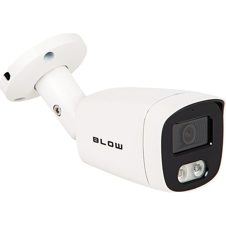 Blow Ip Kamera - 8 MP, Bl-I8Hl28Bwm/Poe, Fehér, Szarvas, Mikrofon, Hibrid Fény