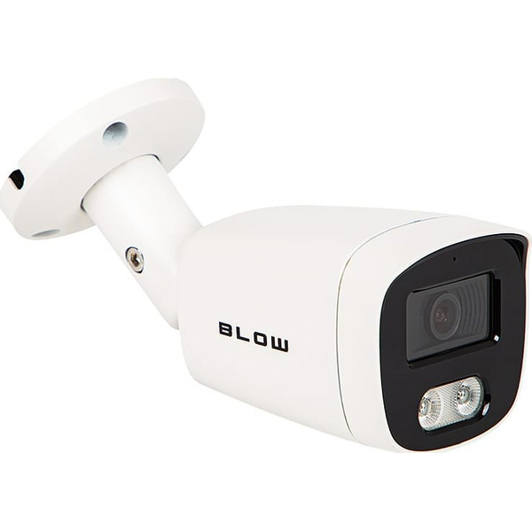 Blow Ip Kamera - 8 MP, Bl-I8Hl28Bwm/Poe, Fehér, Szarvas, Mikrofon, Hibrid Fény