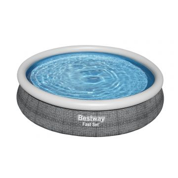 Bestway: Fast Set rattan hatású medence szett - 366 x 76 cm (57445) (57445)