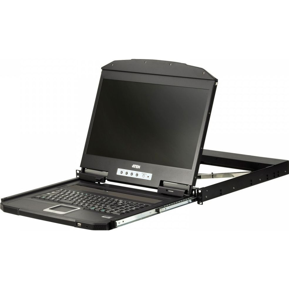 ATEN CL3700NW racková konzola 47 cm (18.5") 1920 x 1080 px Kov, Plast Čierna 1U