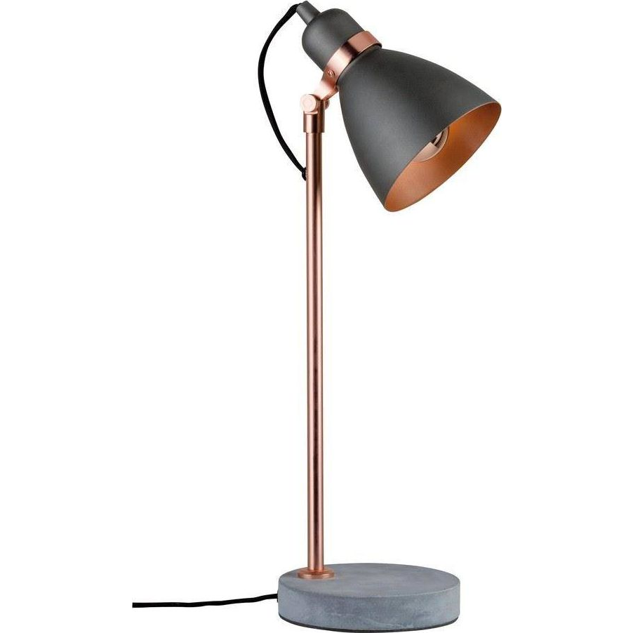Paulmann Neordic Orm 79624 Íróasztali lámpa LED E27 20 W Betonszürke, Vörösréz (PL79624)