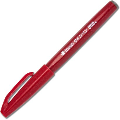 Pentel Touch SES15C-B piros ecsetfilc (SES15C-B)