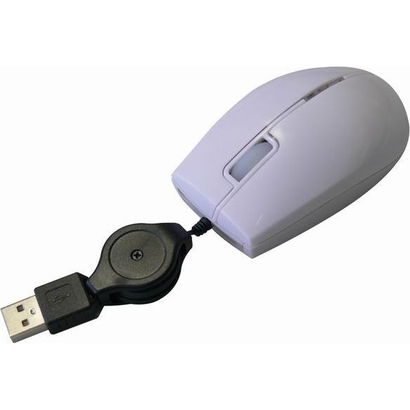 Mouse optic USB M-92 complet nou, alb