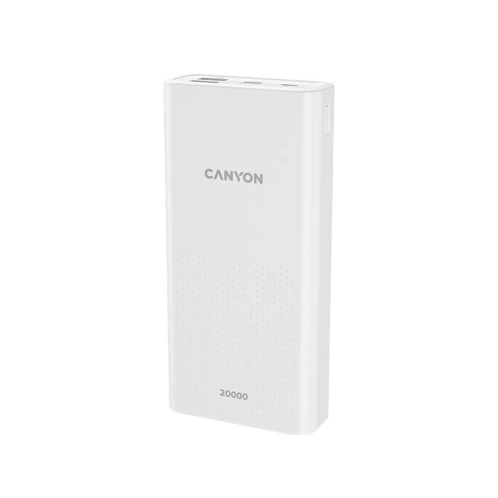 Canyon CNE-CPB2001W Power Bank 20000mAh fehér (CNE-CPB2001W)